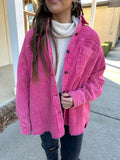 Candy Pink Corduroy Jacket