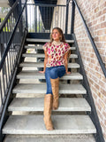 Taupe Leopard Sweater Vest