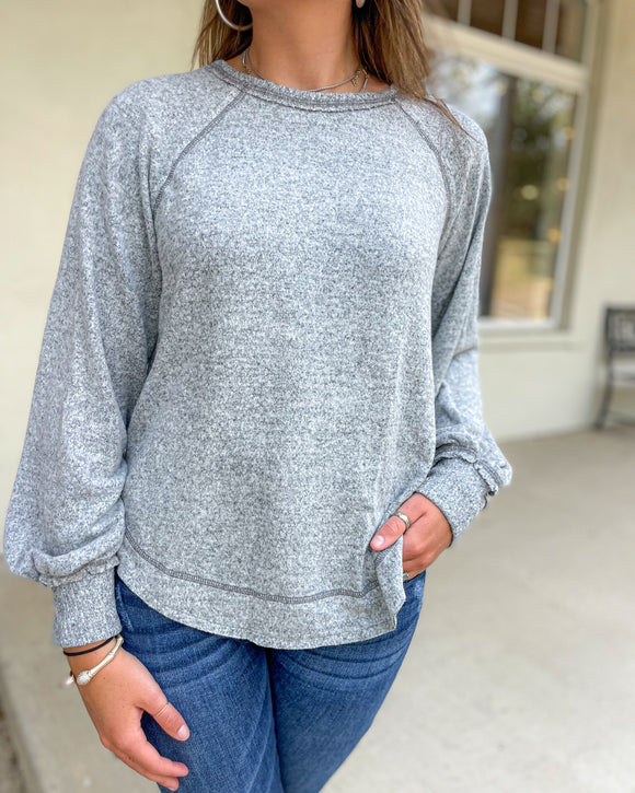Soft Grey Pullover