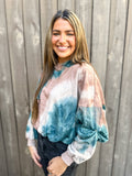 Snap Button Sleeve Top