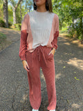 Ribbed Color Block Set