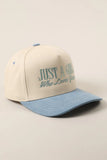just a girl who loves Jesus hat
