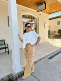 mocha cargo pants