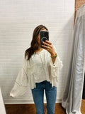 Ivory Textured Top