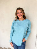 Long Sleeve Washed Vintage Tee