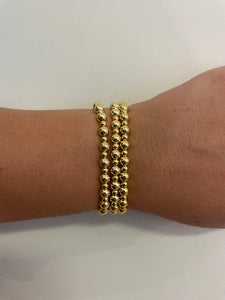 Chunky Gold Stretch Bracelet