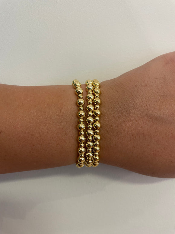 Chunky Gold Stretch Bracelet