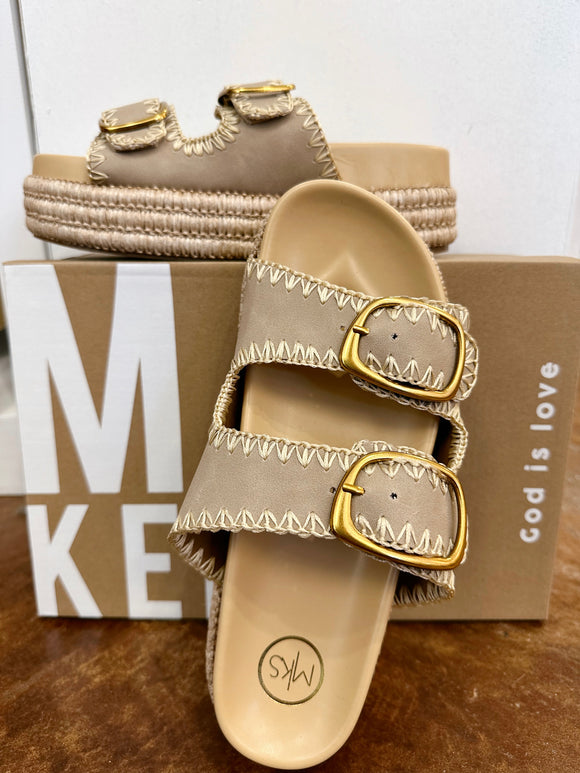 Taupe Clara Platforms