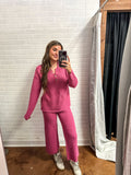 Textured Knit Set