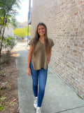 Loose Fit V-Neck Sweater