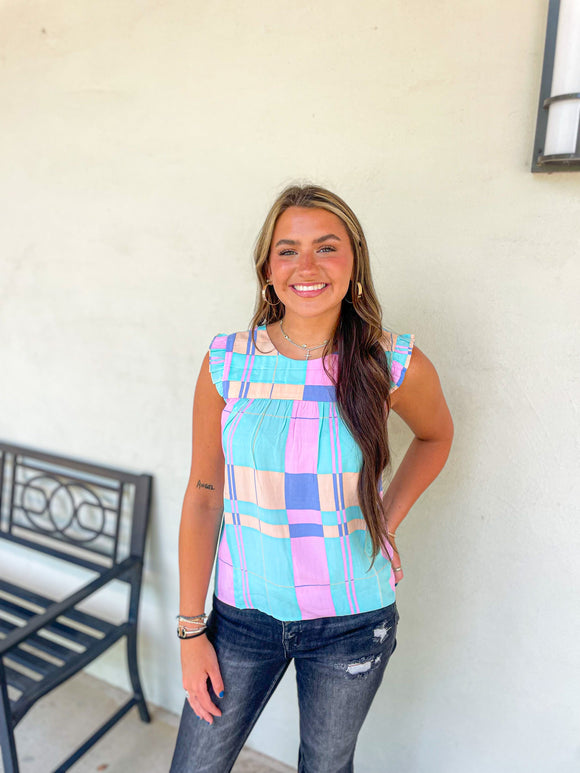 Pattern Print Top
