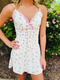 Smocked Mini Dress