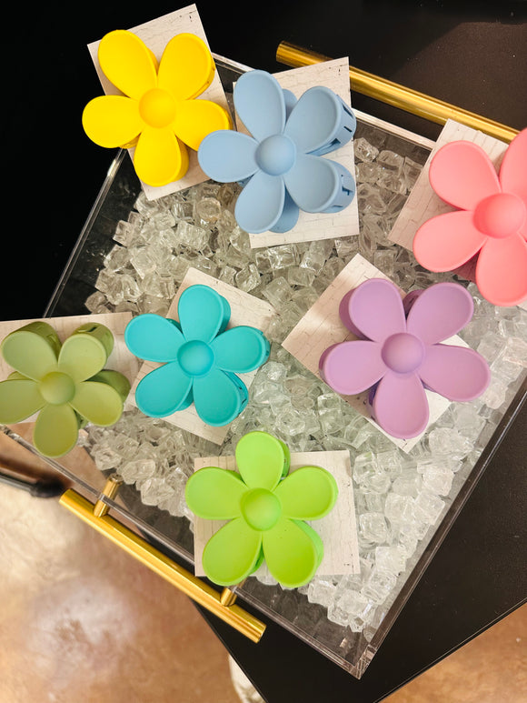 Daisy Flower Claw Clips