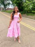 Smocked maxi dress