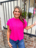 Fuchsia Knit Sweater