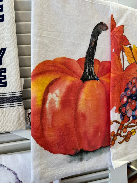 Pumpkin Tea Towel