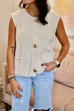 Textured knit sweater