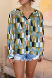 Geometric blouse