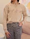 Mineral Washed, Saved By Grace Crewneck
