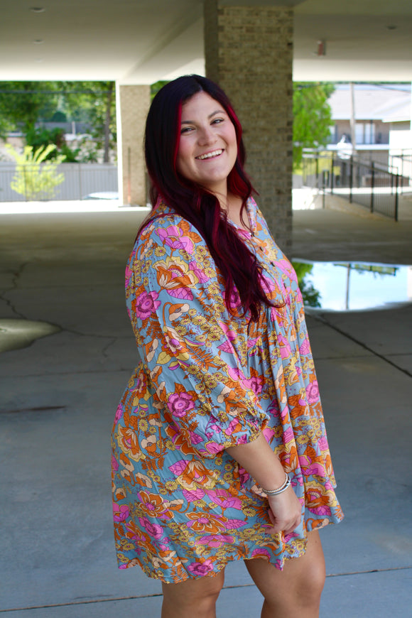 Floral Fall Dress
