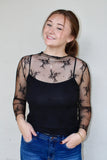 Sheer Lace Long Sleeve