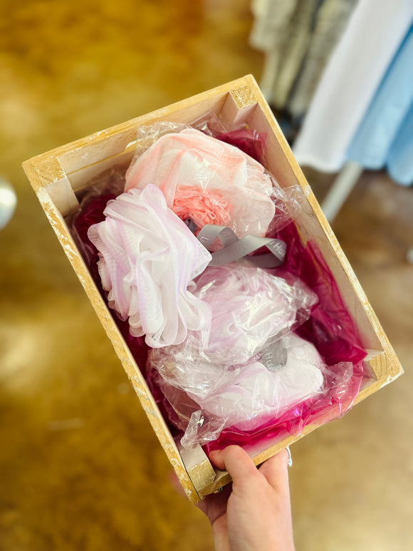 Rose Bath Loofah
