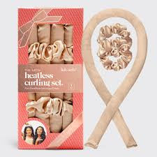 Kitsch Satin Heatless Curling set Champagne