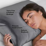 Kitsch Satin King Pillowcase Charcoal