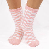 Checkerboard Snuggle Socks