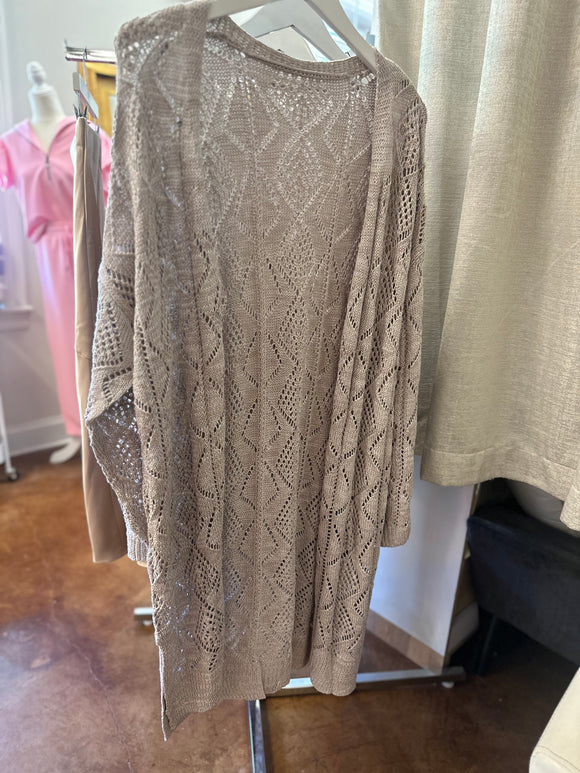 Khaki Knit Cardigan