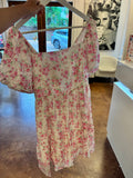 Floral white dress