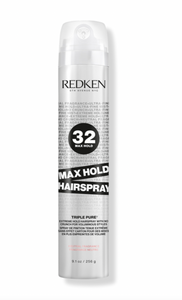 Redken 32 triple pure max hold hair spray