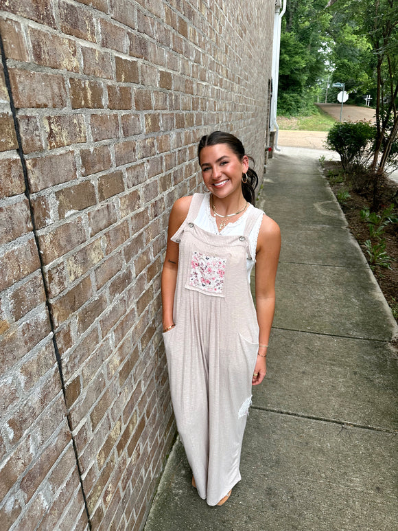 Patch Work Overalls
