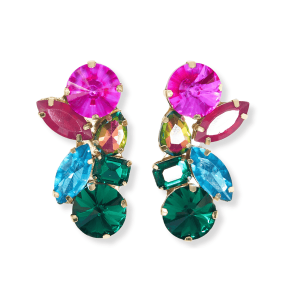 Ivy Multi Mixed Post Earrings