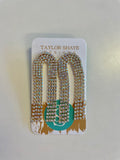 Rhinestone Chain Drops