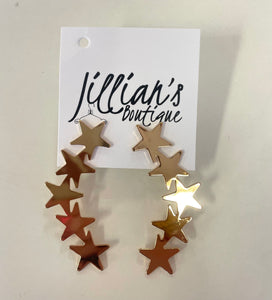 Dangle Star Earrings