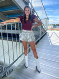 Ruffle V-Neck Bodysuit