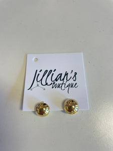 Gold Bead Studs