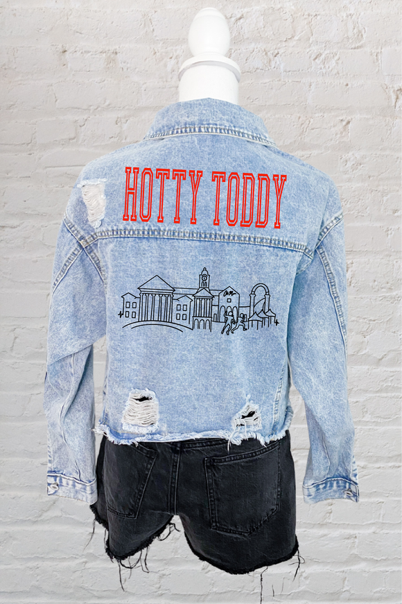 Ole Miss Skyline Denim Jacket