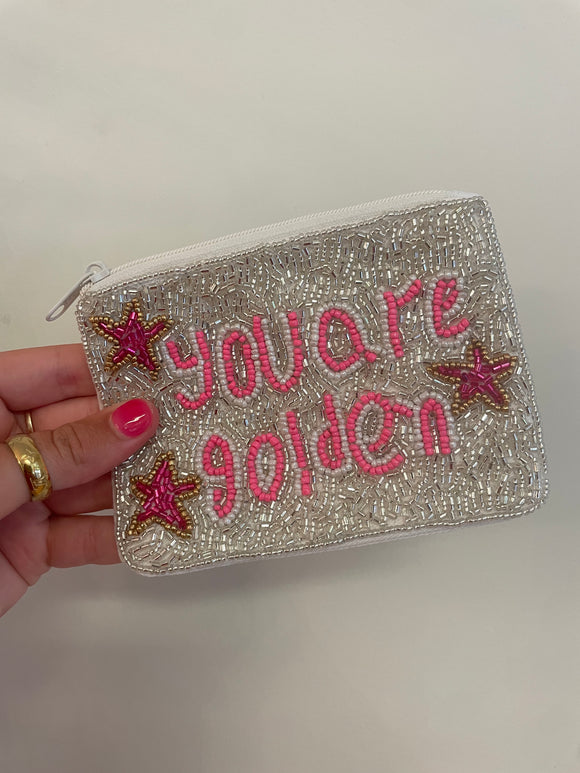 You Are Golden Coin Pouch