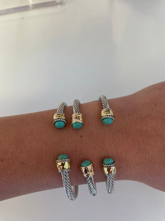 Turquoise Stud Cuff