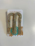 Rhinestone Chain Drops