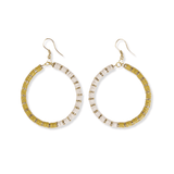Fonda Half and Half Hoop Earrings
