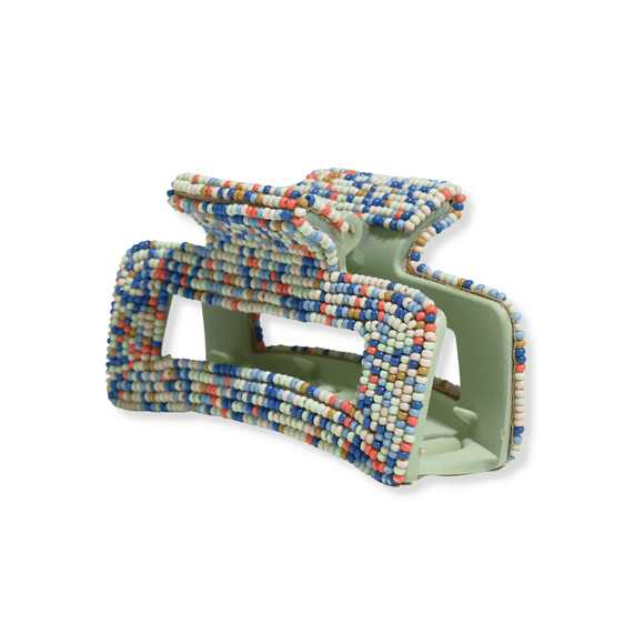 Lola Confetti Beaded Claw Clip
