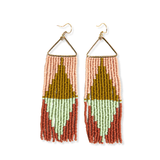 Brooke Beaded Fringe Earrings