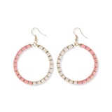 Fonda Half and Half Hoop Earrings