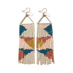 Brooke Beaded Fringe Earrings